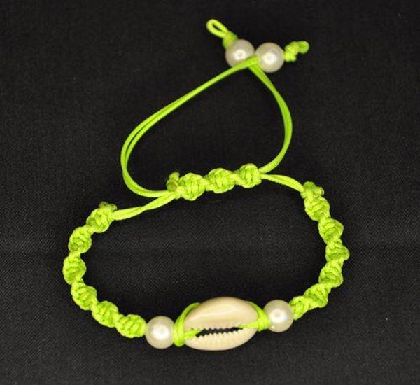 Bracelet Cauri torsadé