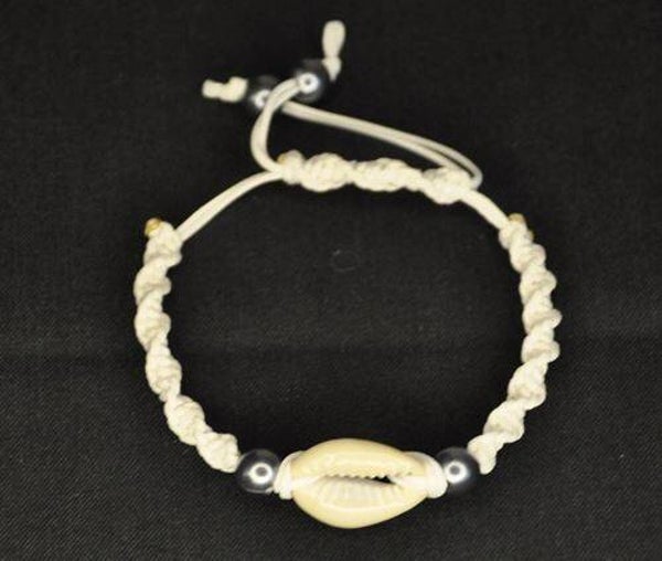 Bracelet Cauri torsadé