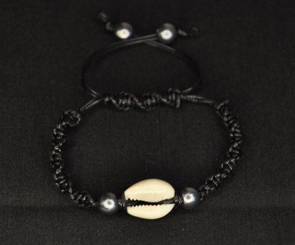 Bracelet Cauri torsadé