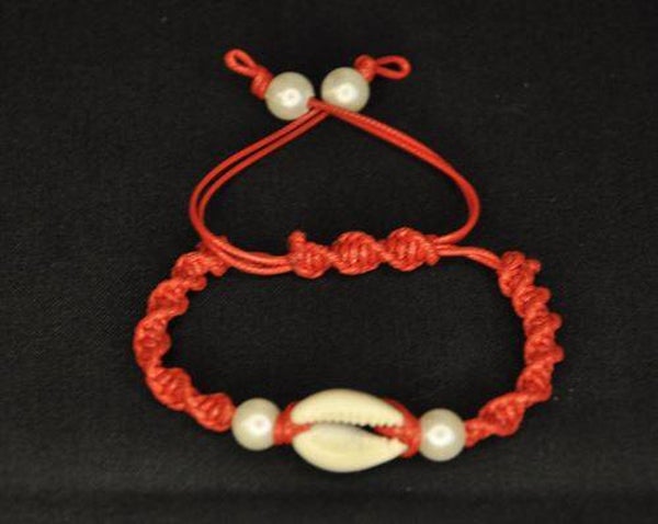 Bracelet Cauri torsadé