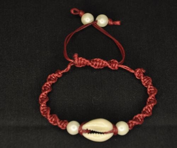 Bracelet Cauri torsadé