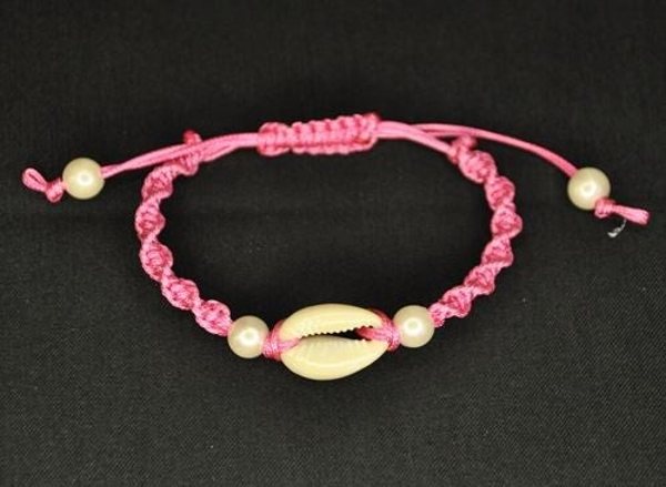 Bracelet Cauri torsadé