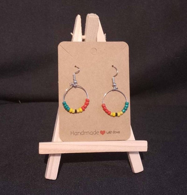 Boucles d'oreilles "Drapeaux"