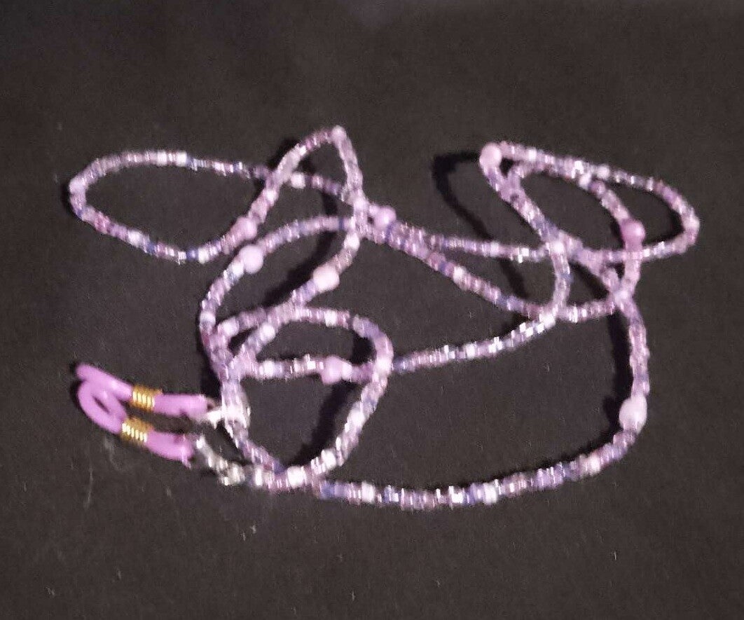 Chaine de lunettes en perles