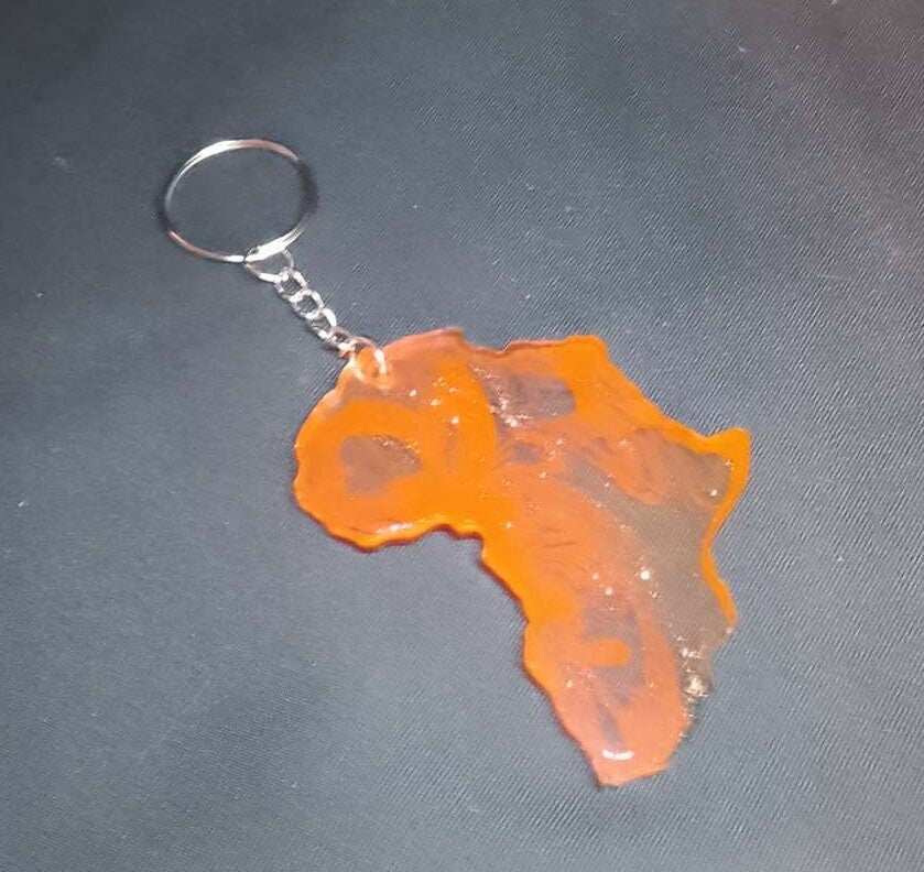 Porte-clef en résine