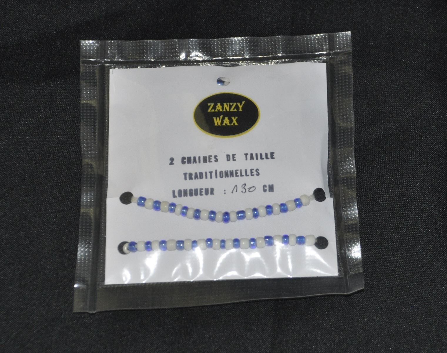 2 chaines de taille simple traditionnelle - petites perles