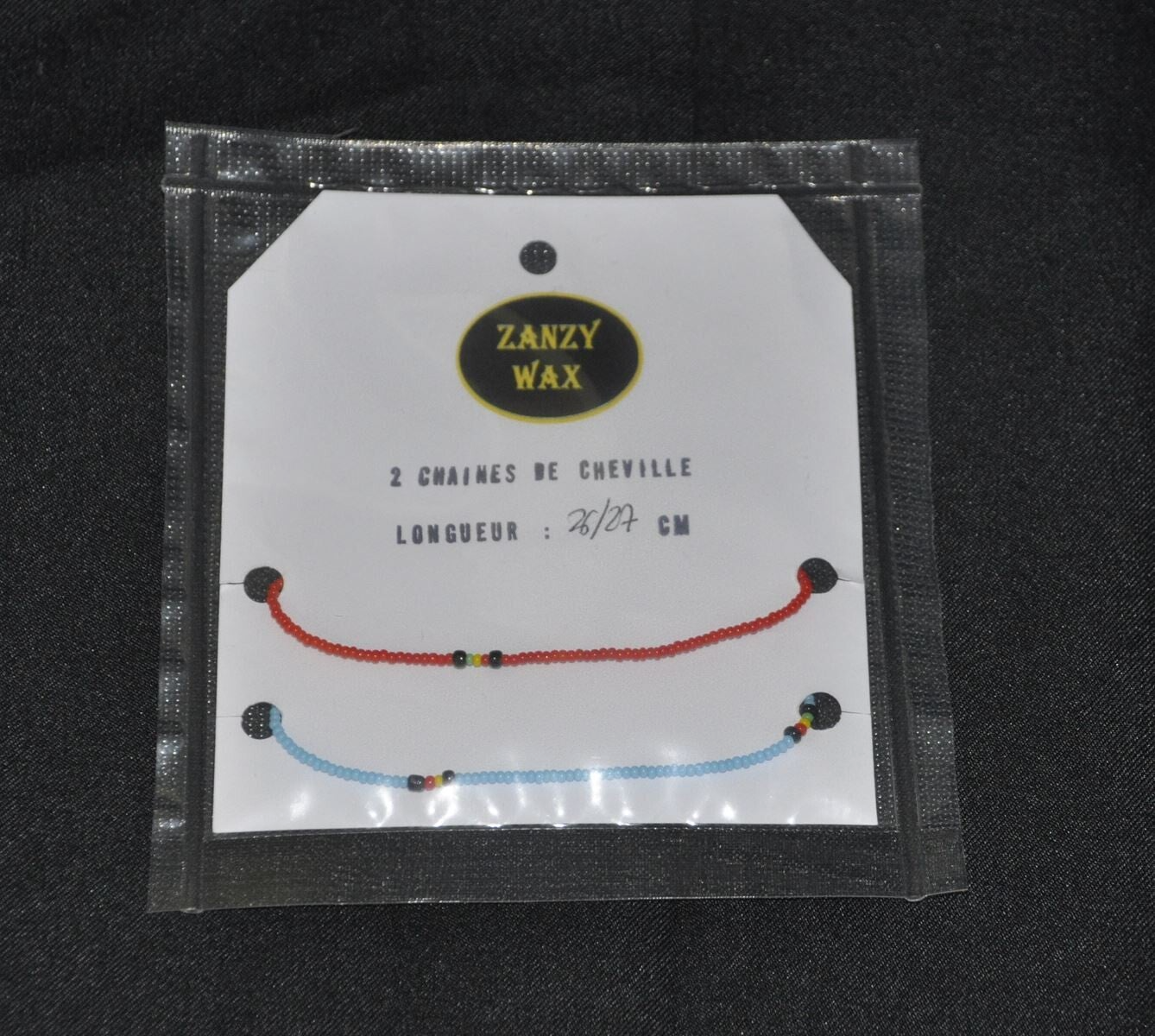 2 chaines de cheville