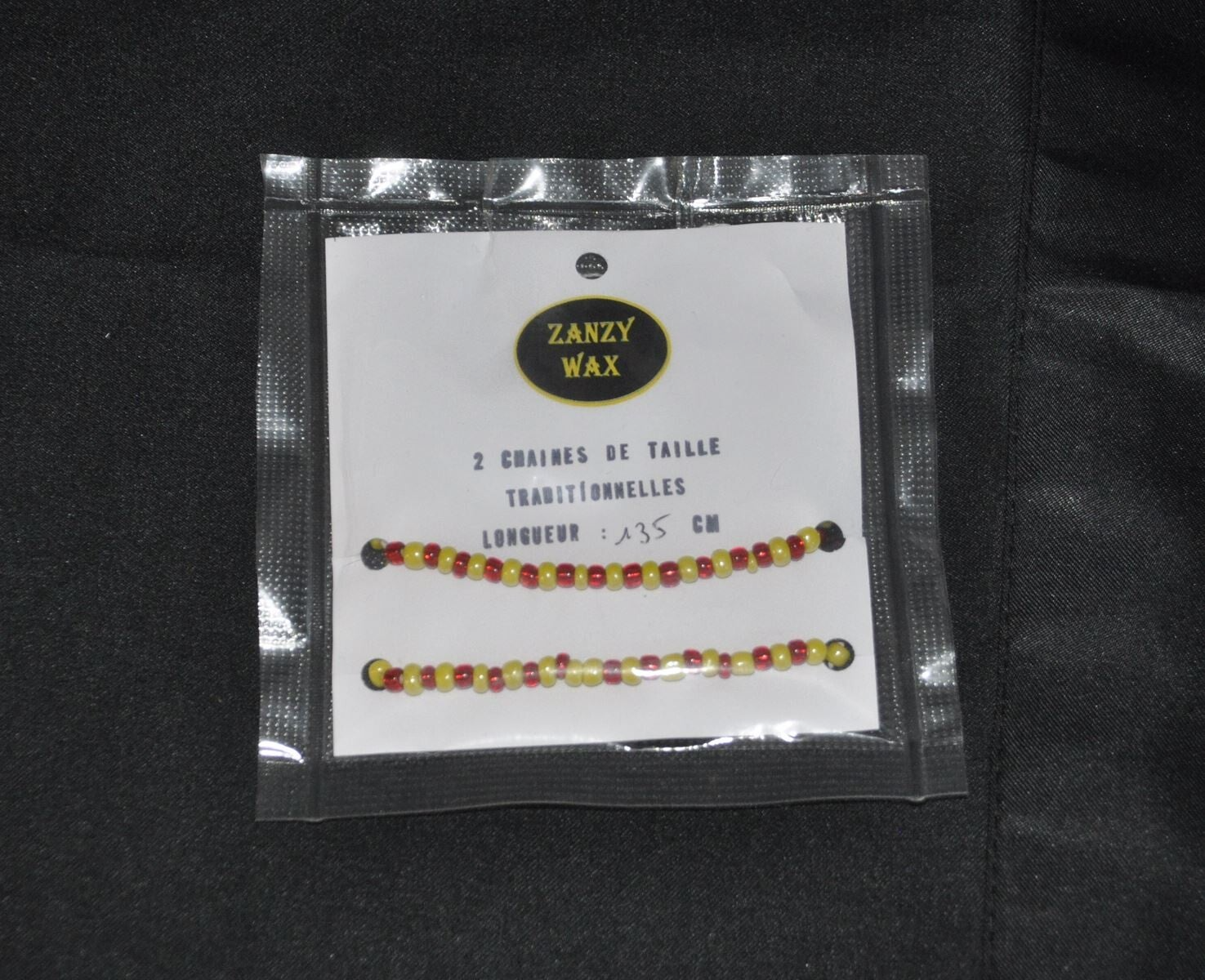 2 chaines de taille simple traditionnelle - petites perles