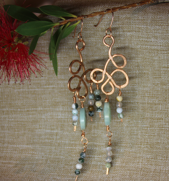 Hammered Copper Harmony Drops