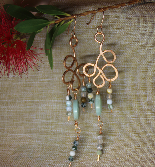 Hammered Copper Harmony Drops