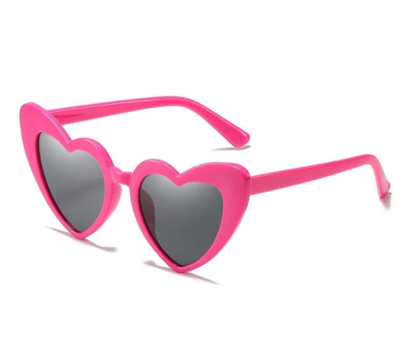 Hartjes Zonnebril - Roze | BlueyShop hartjes zonnebrillen