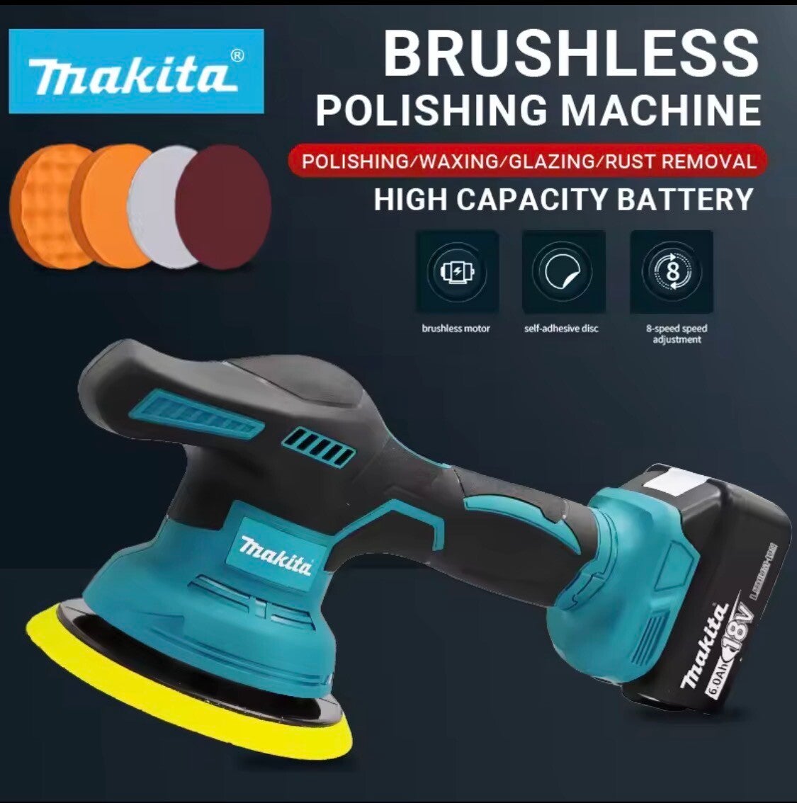 Draadloze Auto Polijstmachine