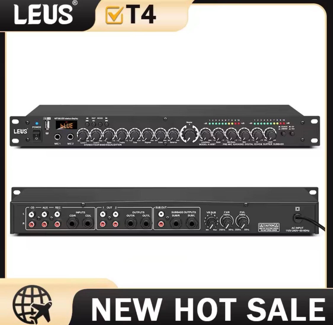 Audioprocessor-equalizer