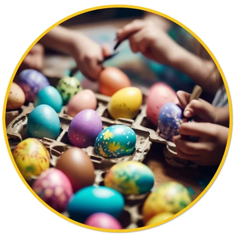 Knutselterras: Paaseieren Schilderen