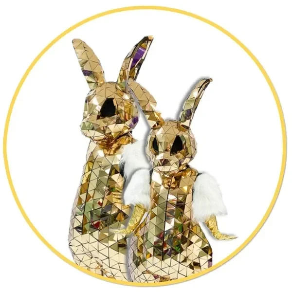 Golden Mirror Bunny`s