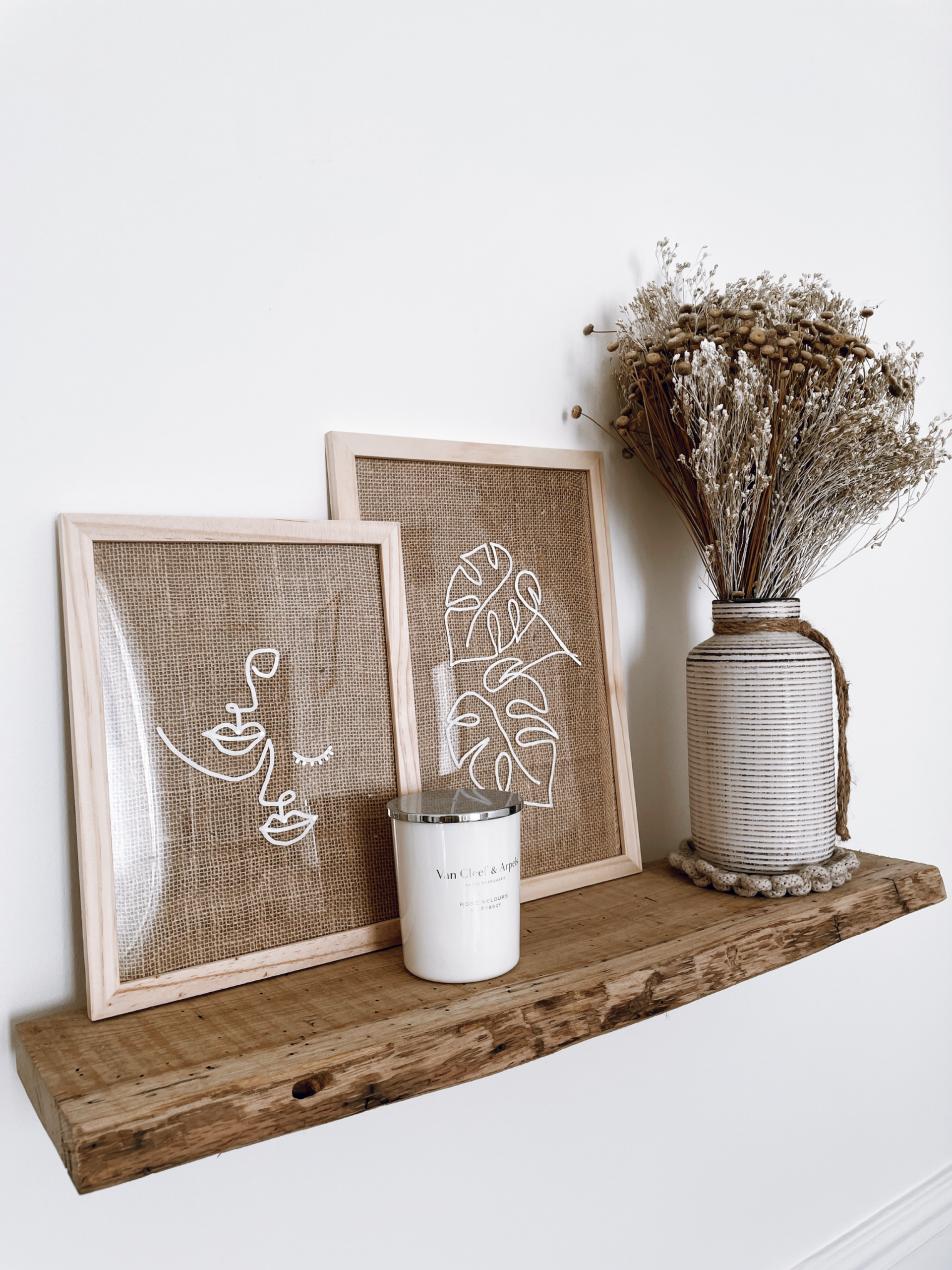 Cadre en jute