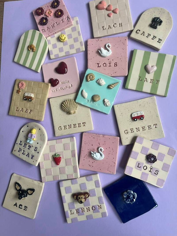 Workshop tegeltjes maken