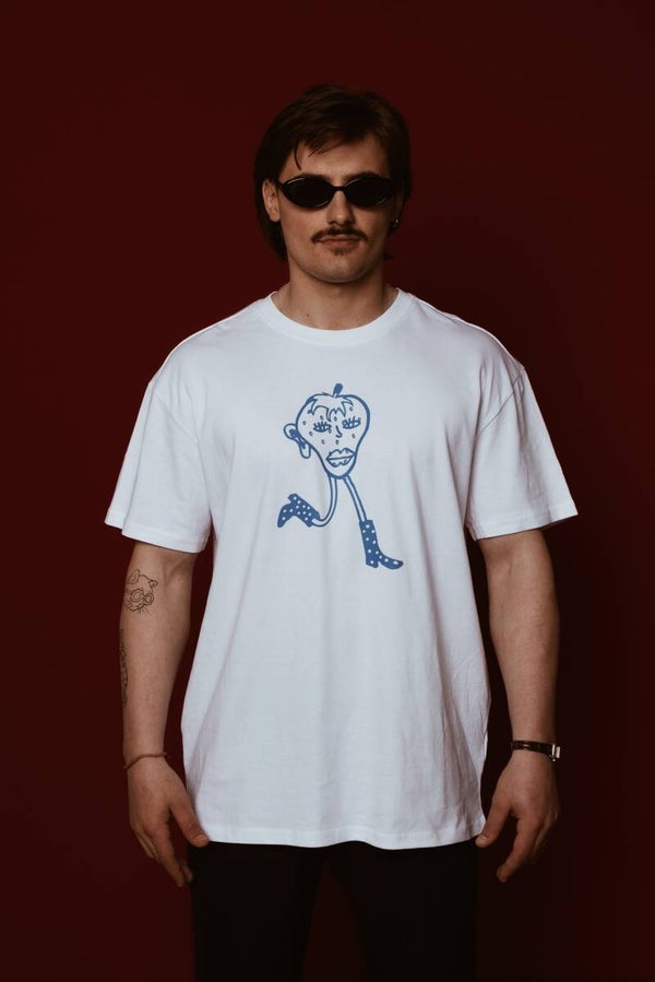 PIMKY SEXY STRAWBERRY TEE WHITE