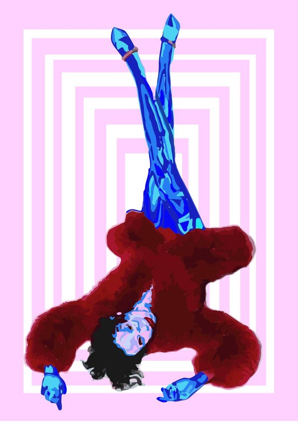 PIMKY STRIPEY GAL