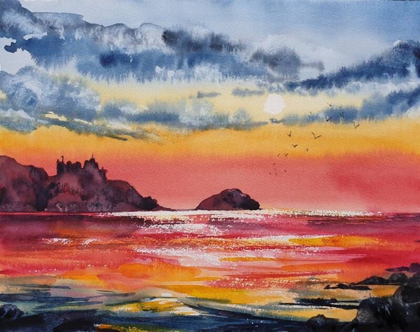 Culzean and Ailsa Craig Sunset