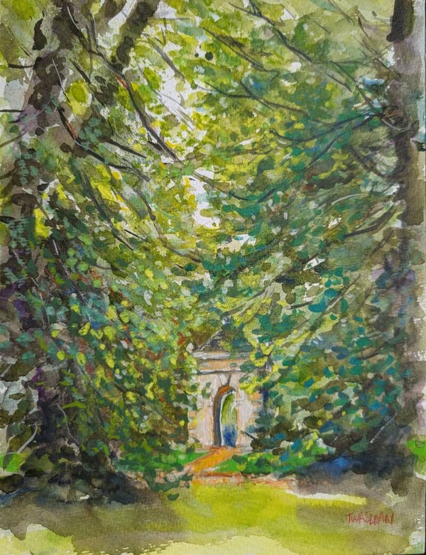 Dumfries House trees and Arch, Plein-Air