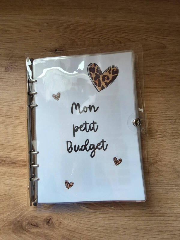 🐆 Classeur budgétaire A5 – Thème Léopard 🐆 | Personnalisable & Réutilisable