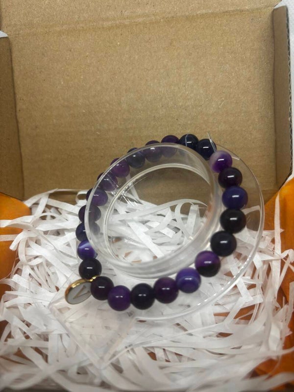 Bracelet fantaisie violet