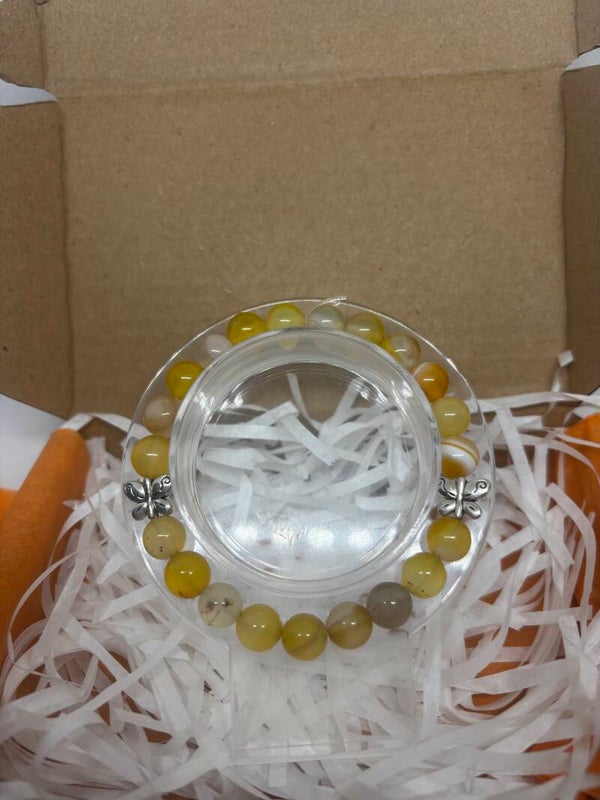Bracelet Agate jaune