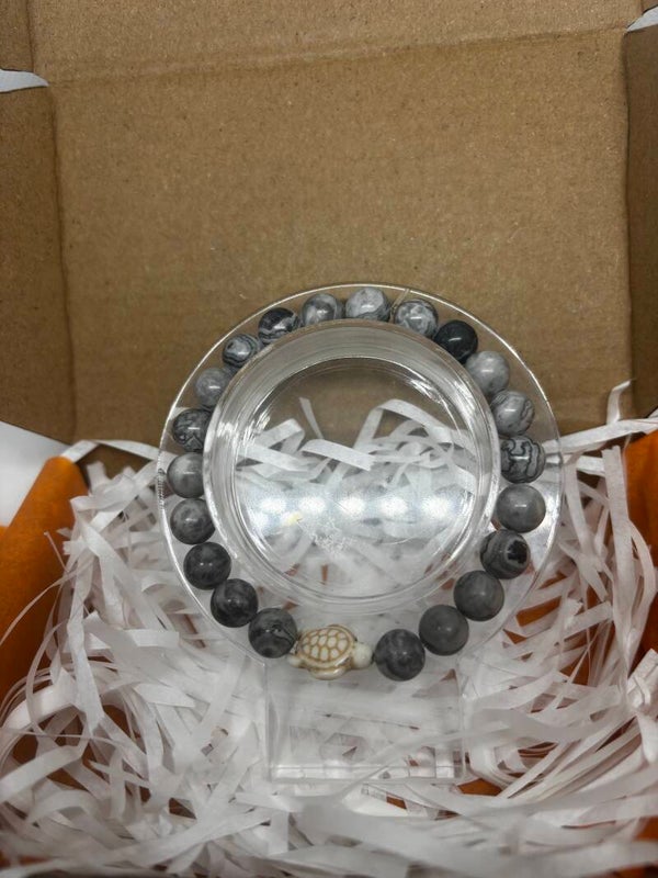 Bracelet Jaspe gris