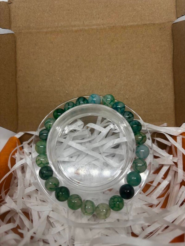 Bracelet Veine de dragon vert