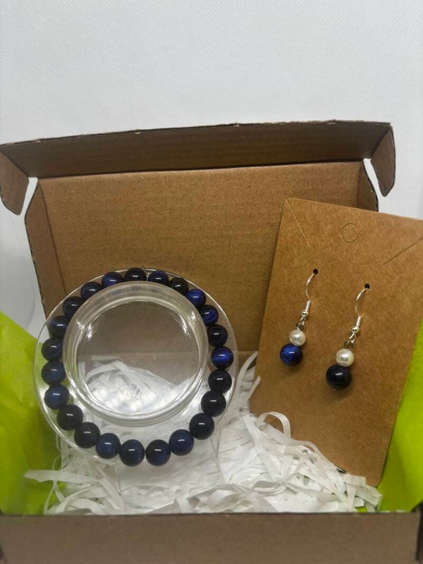 Coffret Bijoux Bleu Nuit
