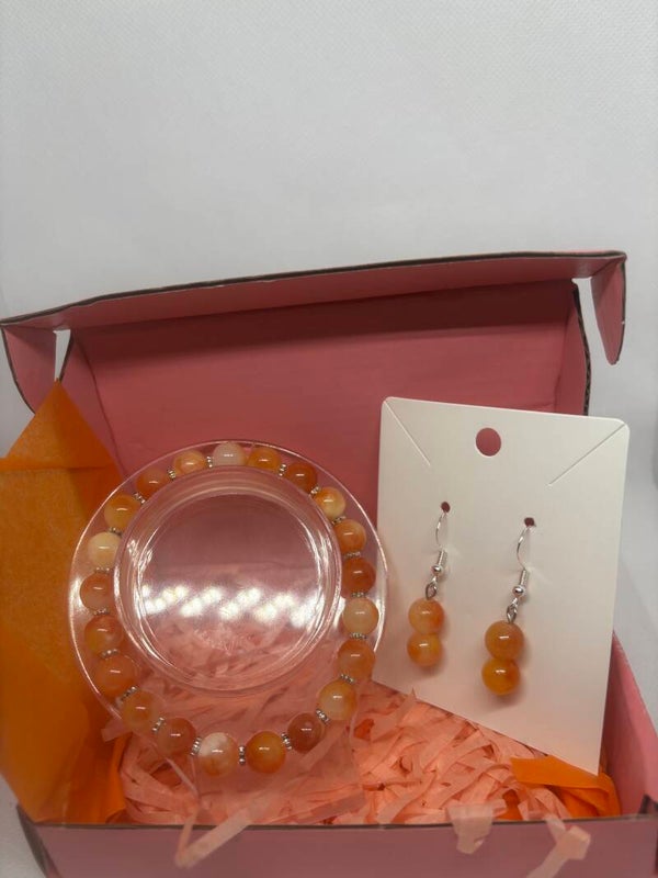 Coffret Bijoux Orange
