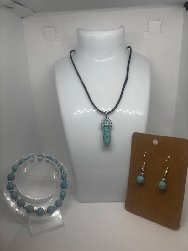 Parure fantaisie turquoise