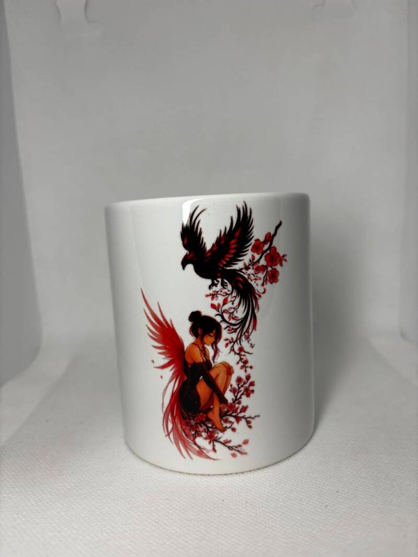 Mug Fée Rouge & Phénix