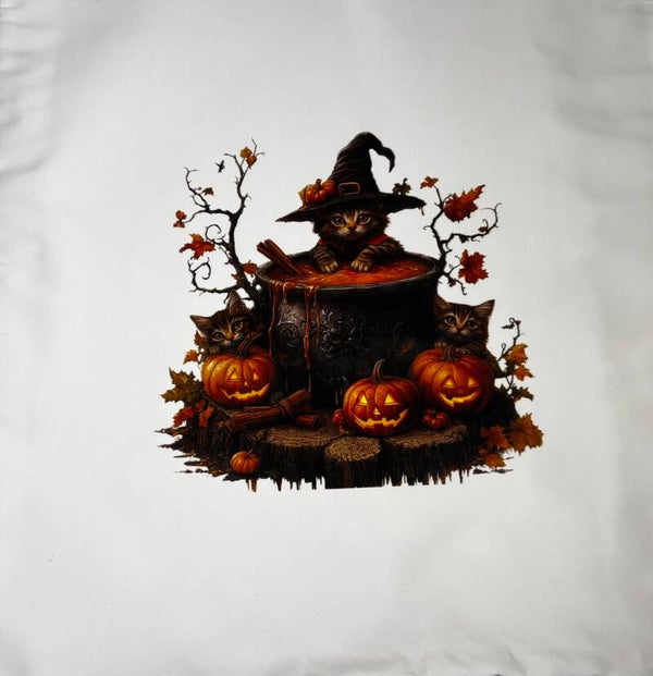 Housse de coussin Chats d’Halloween