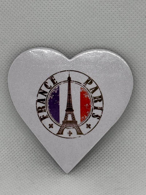 Magnet cœur “France Paris” 🇫🇷