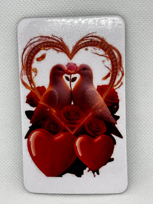 Magnet décoratif – Amour & Colombes