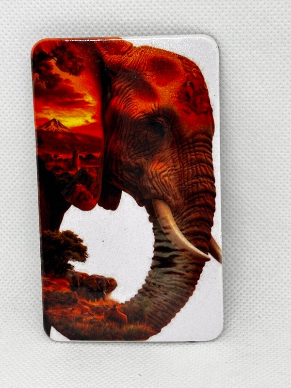 Magnet éléphant – Ambiance savane