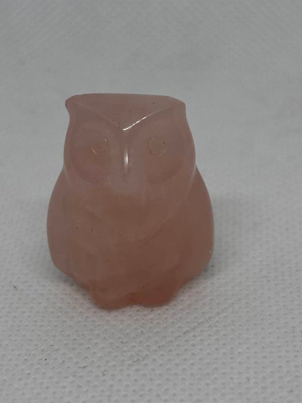 Chouette fantaisie rose