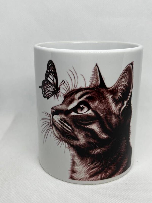 Mug Chat & Papillon