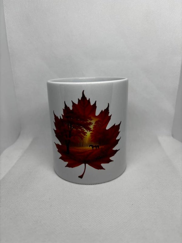 Mug d’automne cheval