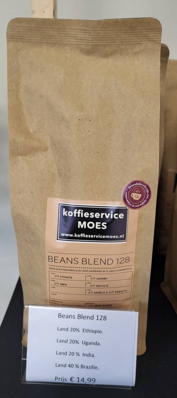 Beans Blend 128 koffiebonen 1 kg
