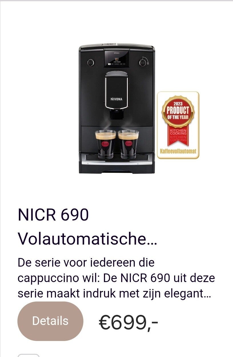 Nivona 690 Nieuw !!!!