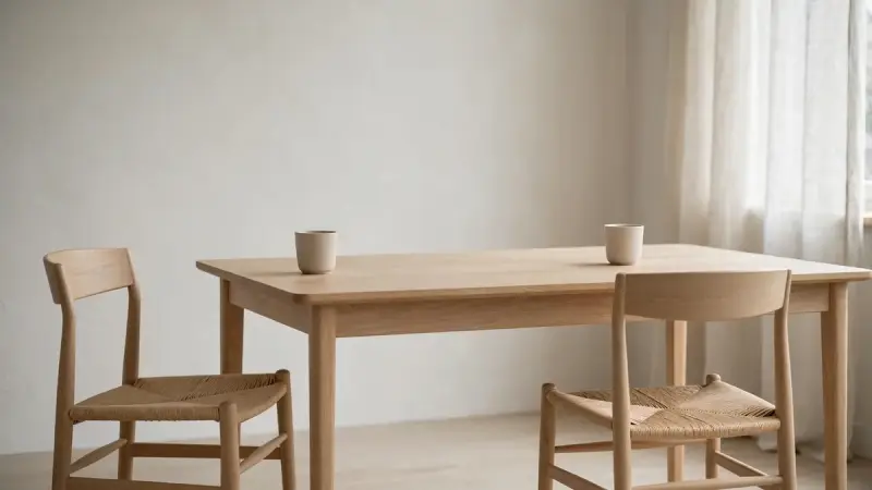 Deux tasses éloignées sur une table, illustrant les tensions dans un couple après la perte d’un animal.