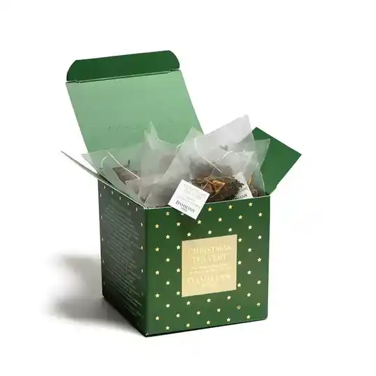 Dammann Christmas tea vert 25 sachets cristal