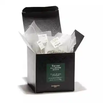 Dammann thé vert à la menthe 25 sachets cristal