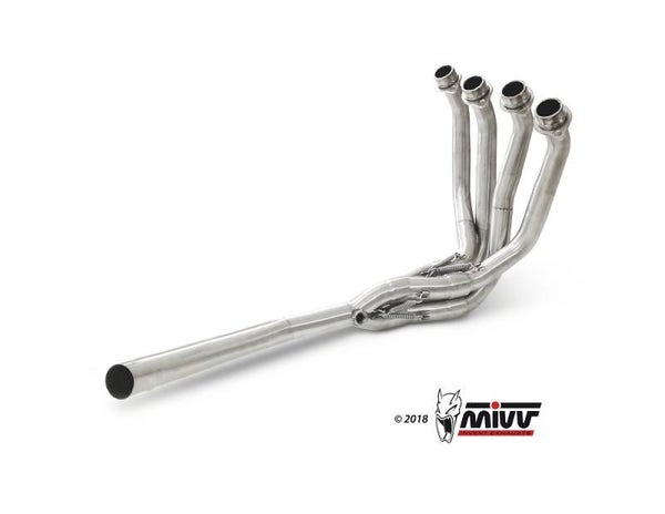 Uitlaat / Echappement Kawasaki Z900 '17- Mivv De-cat headers