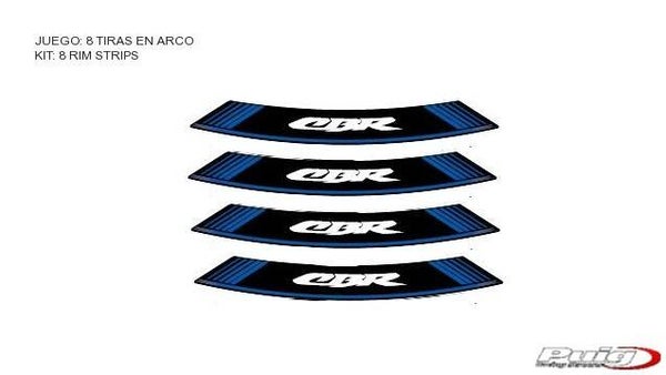 Velglint / Liseret jantes -  logo Honda CBR - Puig
