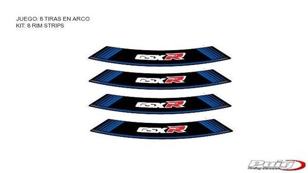 Velglint / Liseret jantes - logo Suzuki GSX-R - Puig