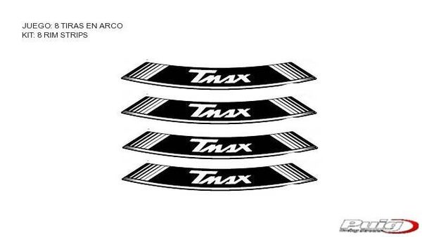 Velglint / Liseret jantes -  logo Yamaha T-Max - Puig
